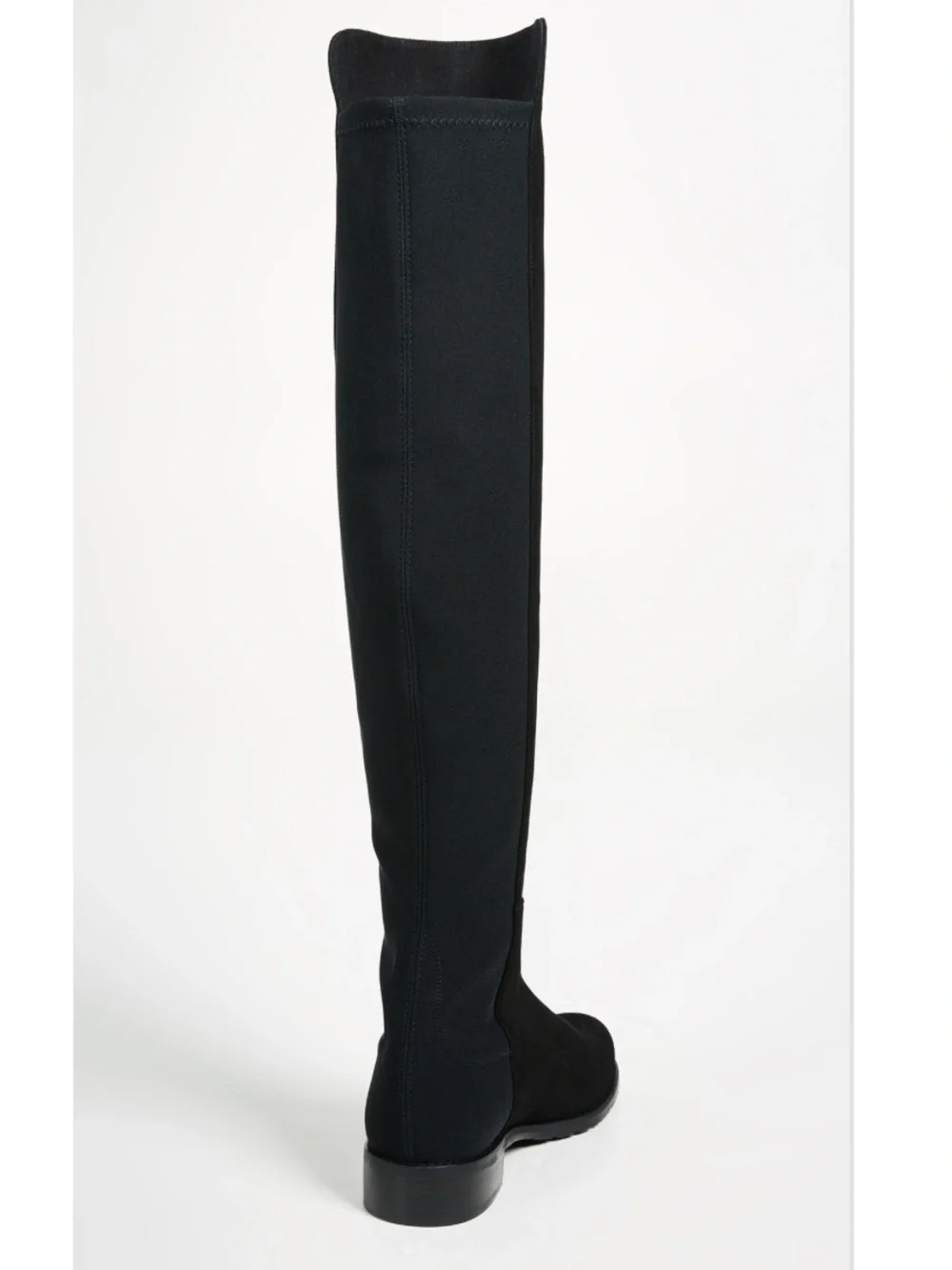 Stuart Weitzman 5050 Black Suede Over-the-Knee OTK Boots Size 6